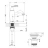 Смеситель для раковины Lemark Prime LM6106BRG