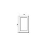 Зеркало АКВАТОН Римини 60